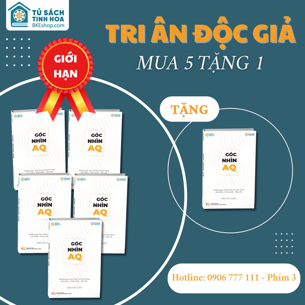 Combo Mua 5 tặng 1 - Sách Góc Nhìn AQ