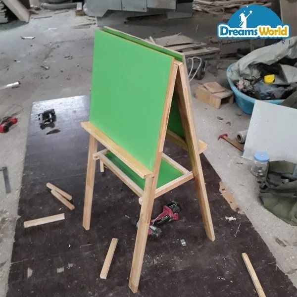 Giá vẽ tranh Montessori 2 mặt - Montessori 2-sided painting easel