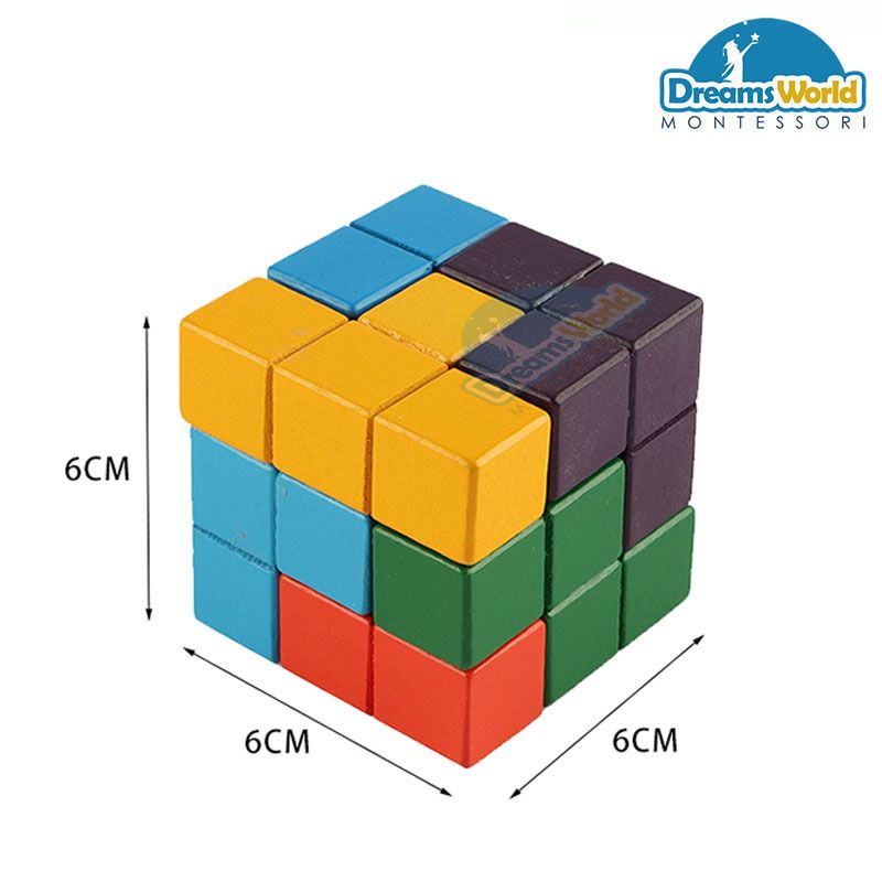 Giáo Cụ Montessori - Soma cubes