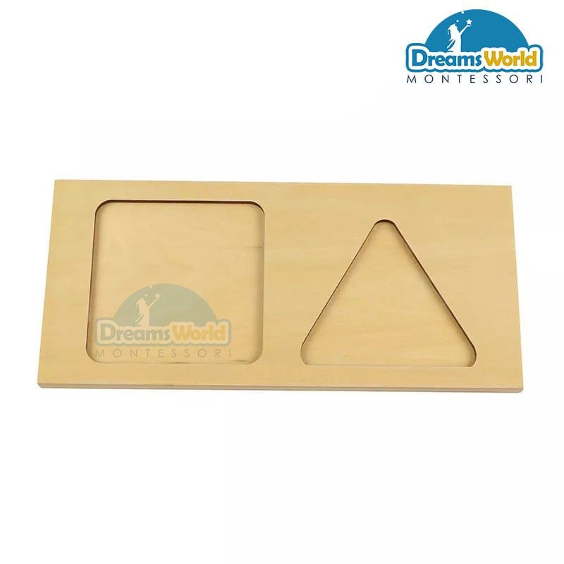 Giáo Cụ Montessori - Khay chứa dây cườm hàng chục - Teens Bead Stair Tray