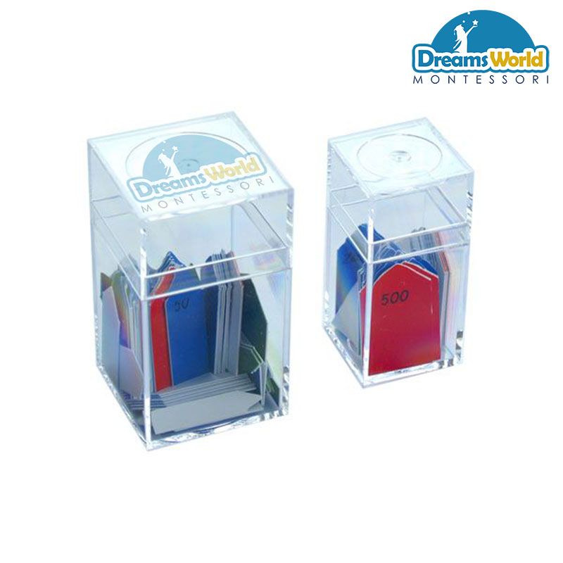 Giáo Cụ Montessori - Mũi tên cho bộ hạt đầy đủ 1 - Printed Arrows for 100/1000 Bead Chains