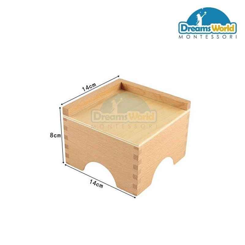 Giáo Cụ Montessori - Kệ đựng tháp hồng - Pink Tower Stand