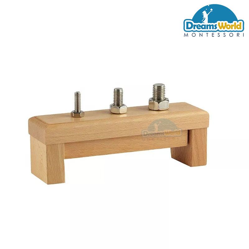 Giáo Cụ Montessori - Bộ vít chữ thập - Cross screw set
