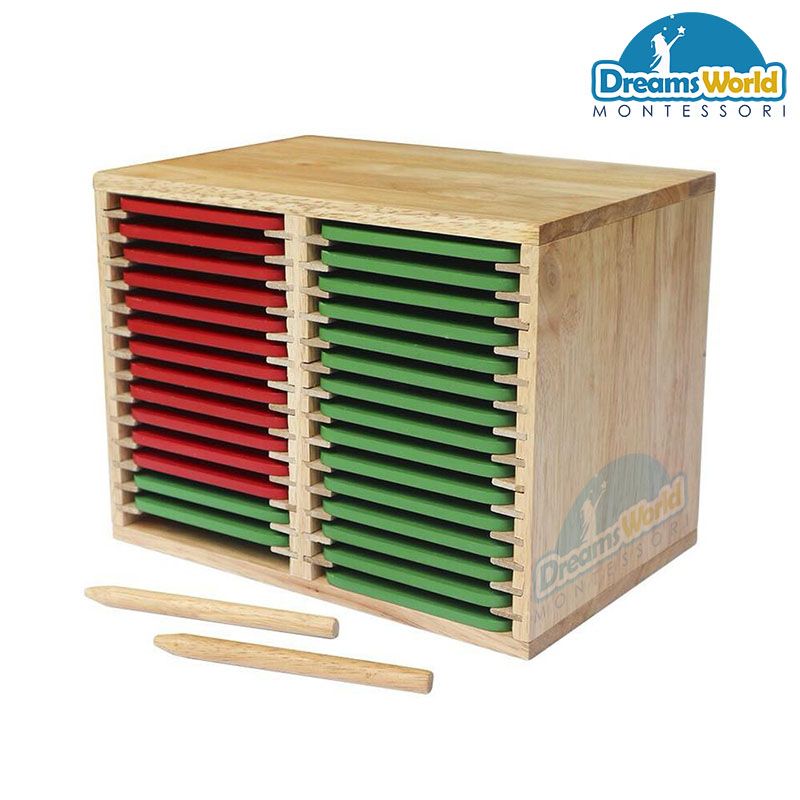 Giáo cụ Montessori - Khuôn luyện viết chữ tiếng Việt
