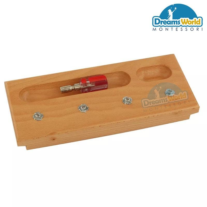 Giáo Cụ Montessori - Bộ vít lục giác - Hex screw set