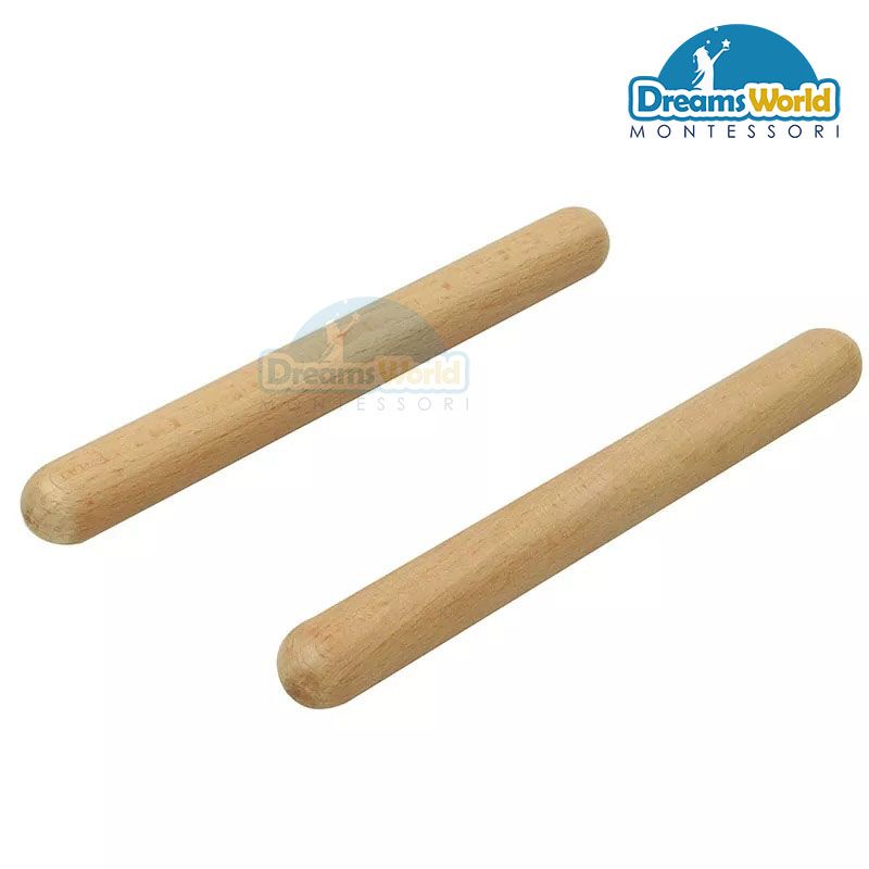 Giáo cụ Montessori - STICKS Gỗ - Camden Rose Rhythm Sticks