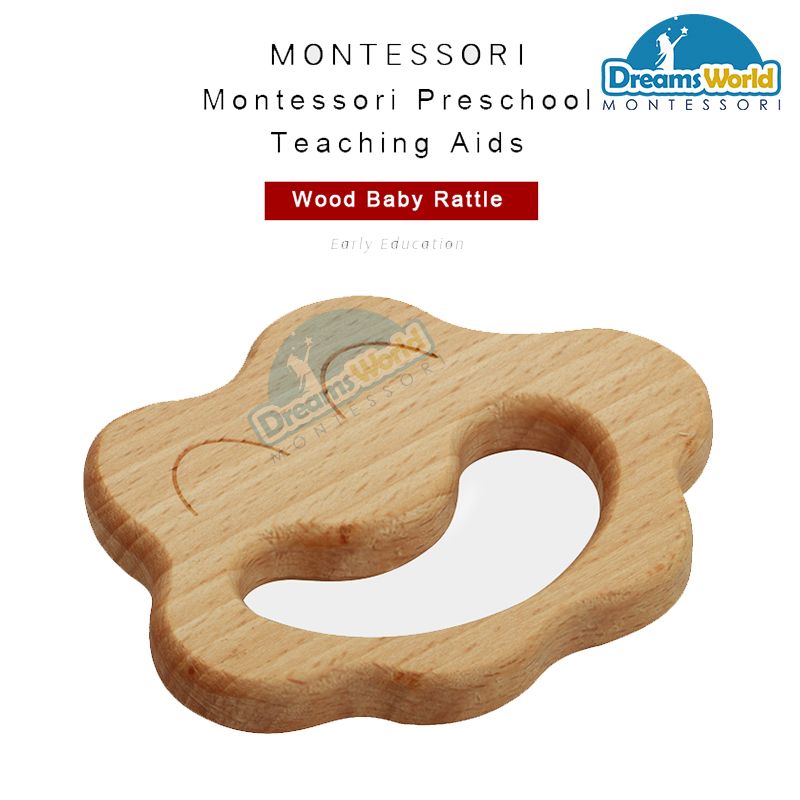 Giáo Cụ Montessori - Mặt Cười Gỗ - Wooden smiley face Montessori