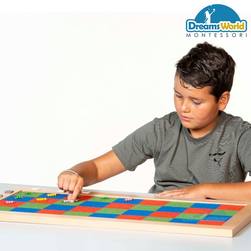Giáo Cụ Montessori - Bảng kiểm tra (hình chữ nhật) - Checker Board