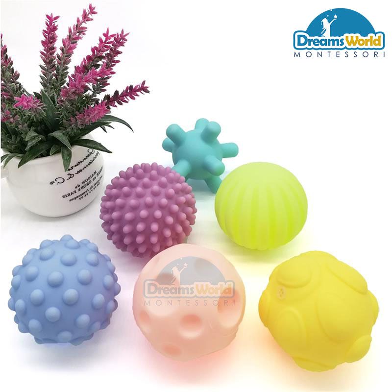 Giáo Cụ Montessori - Bộ bóng cảm giác - Different Balls