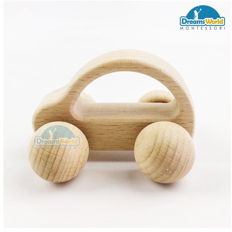 Giáo Cụ Montessori - Xe oto gỗ - Wooden car montessori
