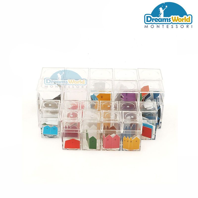 Giáo Cụ Montessori - Mũi tên cho bộ hạt đầy đủ 3 - Arrows for Complete Bead Materials