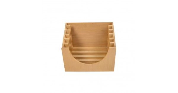 Giáo cụ Montessori - Kệ đựng 6 khung áo - Dressing Frame Stand For 6 Frames
