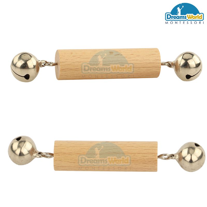 Giáo Cụ Montessori - Ống chuông nhỏ 2 đầu - Sound box with bell