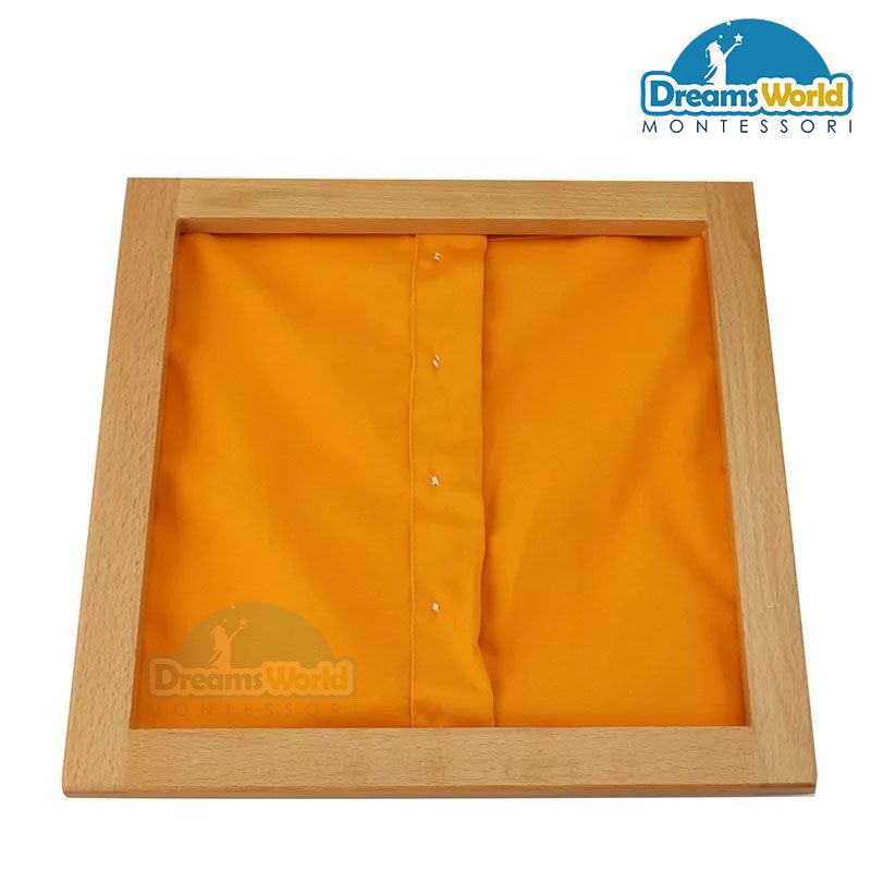 Giáo cụ Montessori - Khung dạy kỹ năng cài khuy nhỏ - Small Buttons Dressing Frame