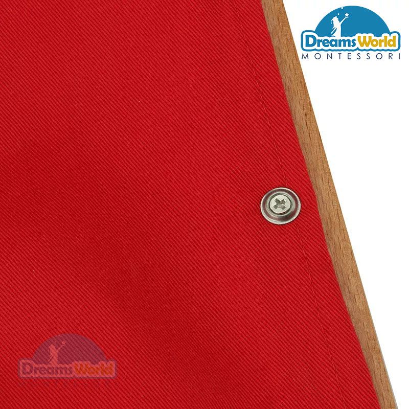 Giáo cụ Montessori - Khung dạy kỹ năng cài khuya to - Large Buttons Dressing Frame