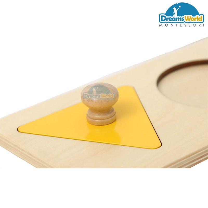 Giáo Cụ Montessori - Ghép các mẫu hình học cơ bản - Multiple Shape Puzzles