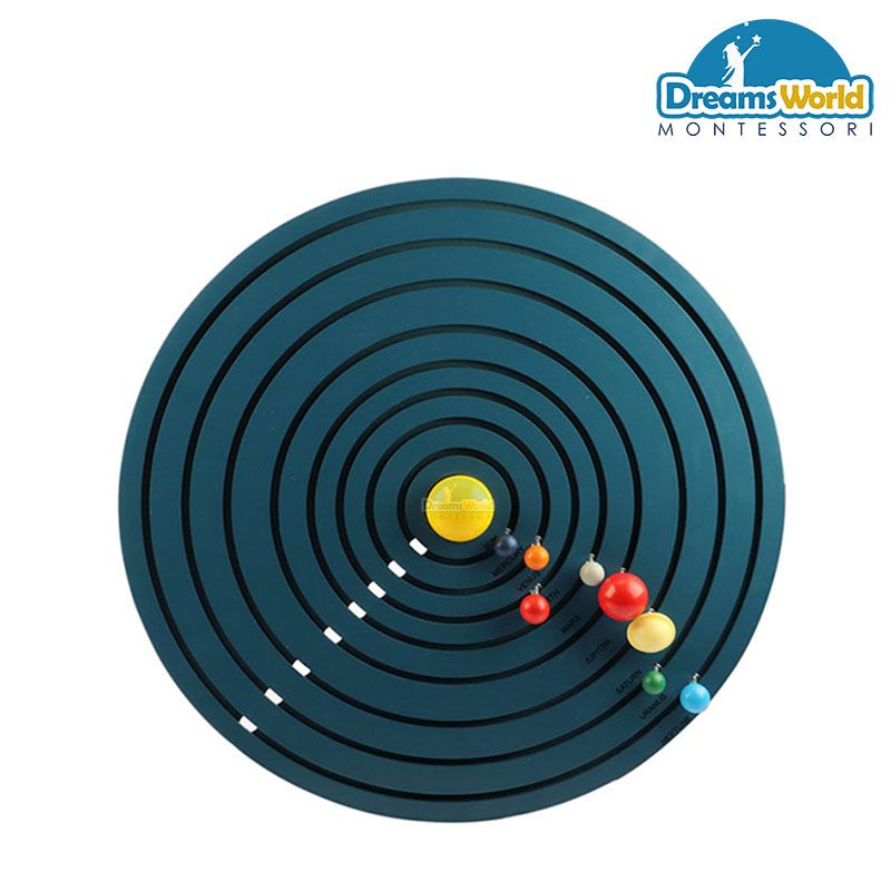 Giáo Cụ Montessori - Các hành tinh trong hệ mặt trời - Solar System