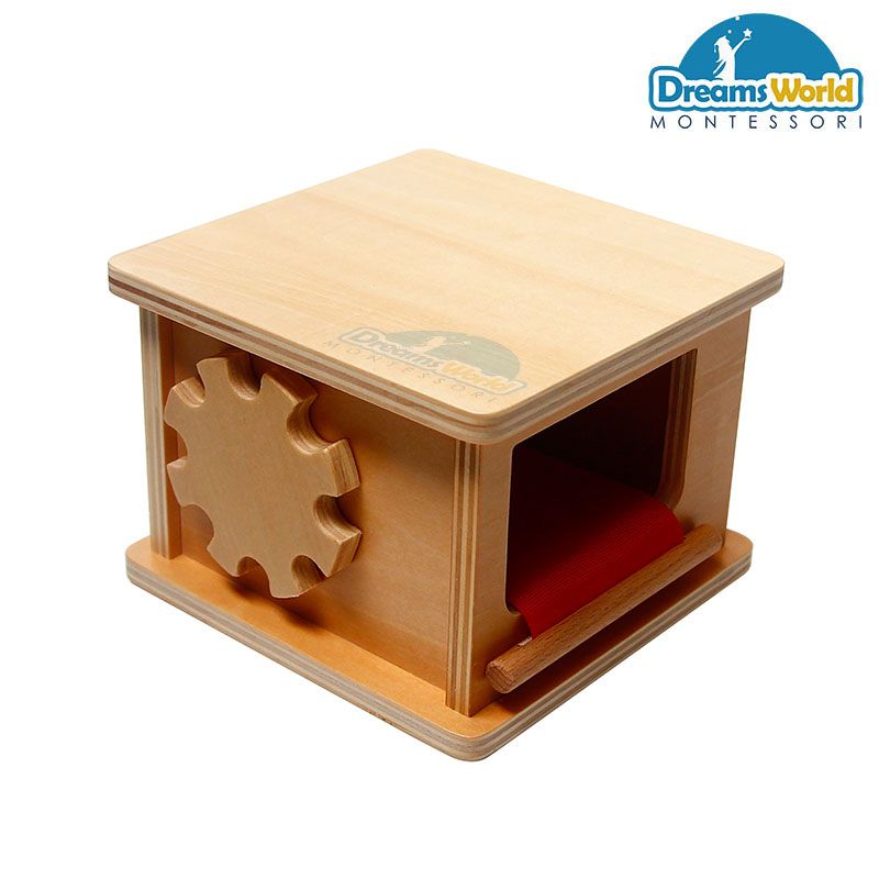 Giáo Cụ Montessori - Bộ rút vải - Fabric Winder