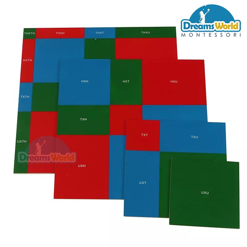 Giáo Cụ Montessori - Biểu đồ căn bậc hai - Square Root Charts