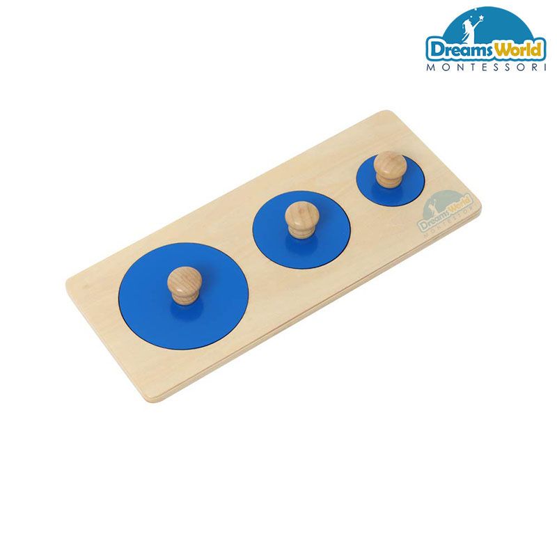 Giáo Cụ Montessori - Ghép các mẫu hình học cơ bản - Multiple Shape Puzzles