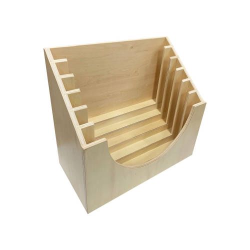 Giáo cụ Montessori - Kệ đựng 6 khung áo - Dressing Frame Stand For 6 Frames