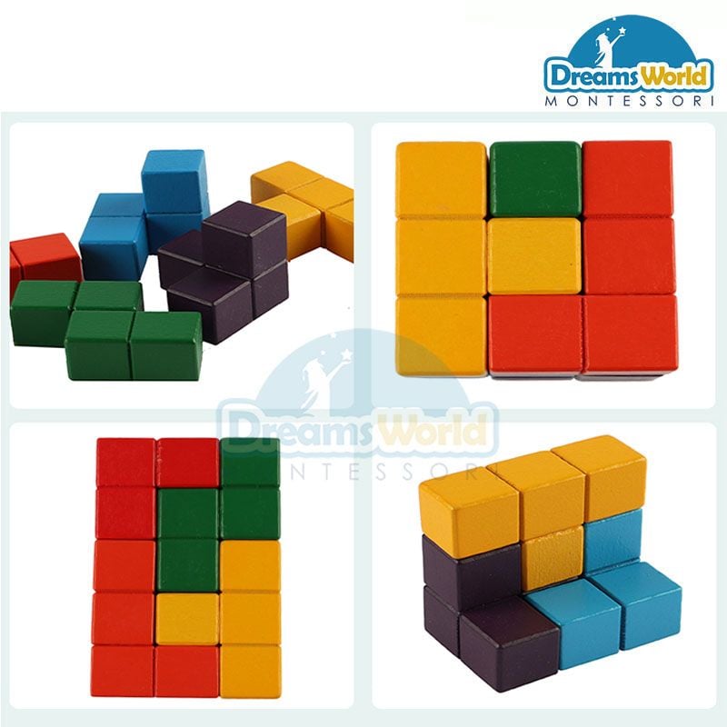 Giáo Cụ Montessori - Soma cubes
