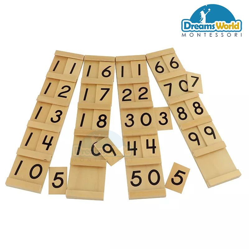 Giáo Cụ Montessori - Bảng hàng chục - Teens & Tens boards