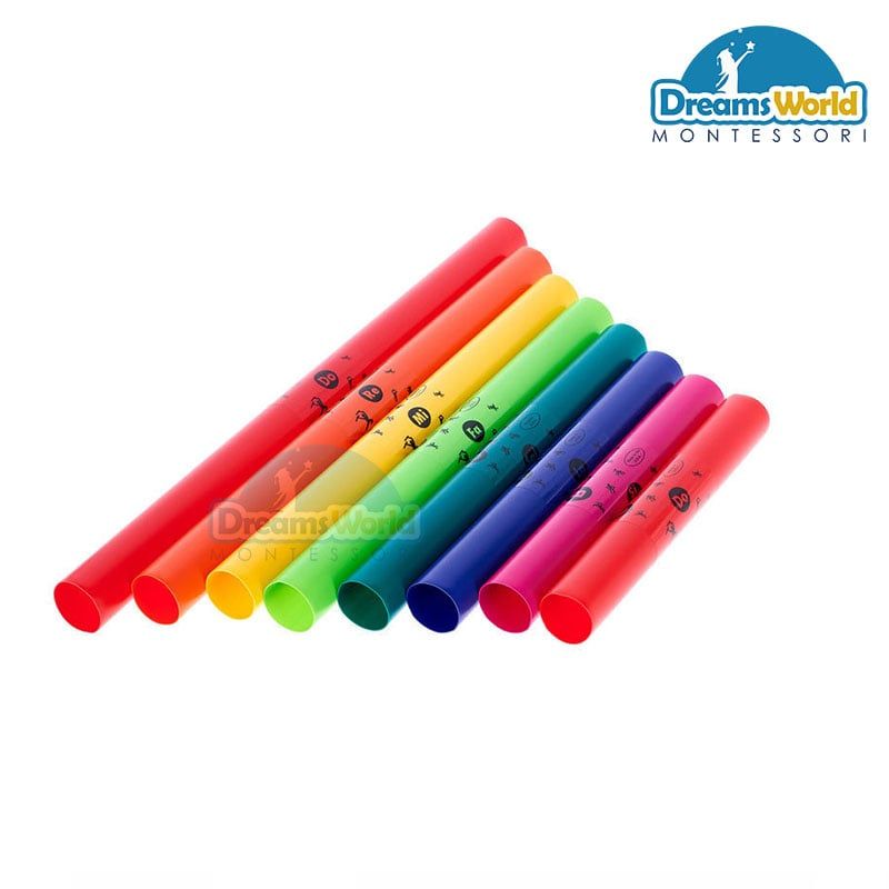 Giáo cụ Montessori - ỐNG NHỰA CAO ĐỘ - BOOMWHACKERS