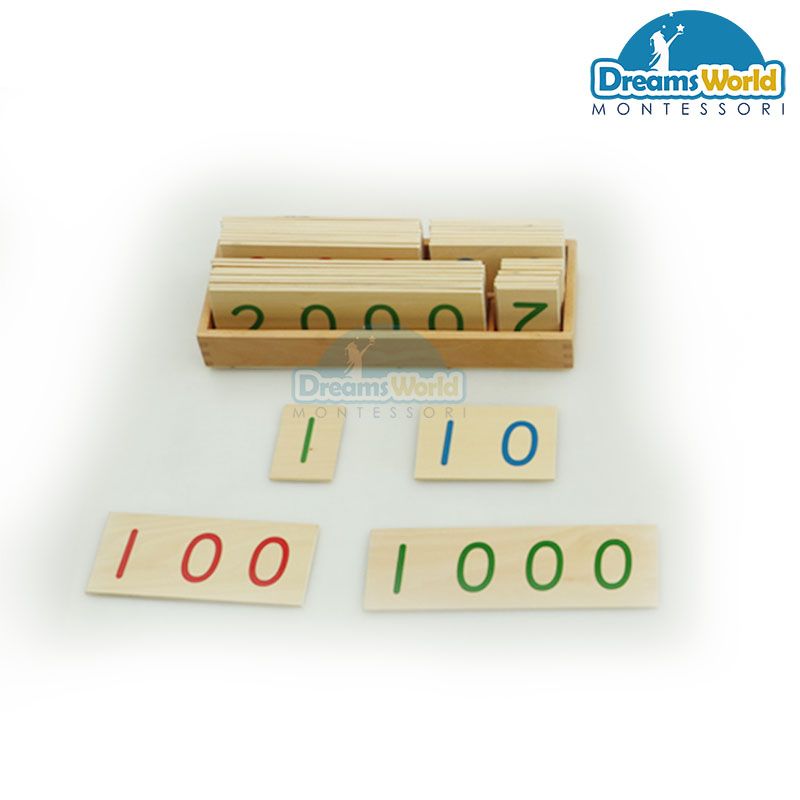 Giáo Cụ Montessori - Bộ sản phẩm dùng học hệ thống số thập phân 2 - Golden Bead Material- Individual Beads Class 2