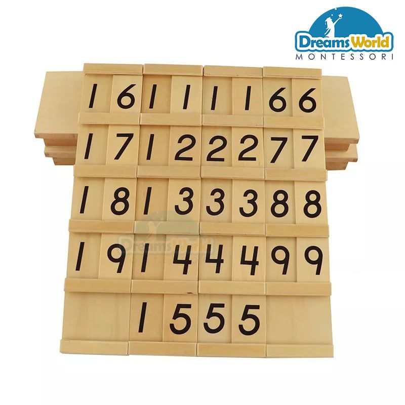 Giáo Cụ Montessori - Bảng hàng chục - Teens & Tens boards