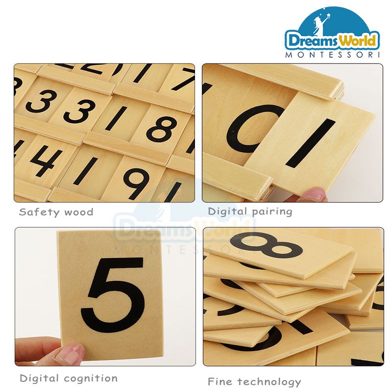 Giáo Cụ Montessori - Bảng hàng chục - Teens & Tens boards