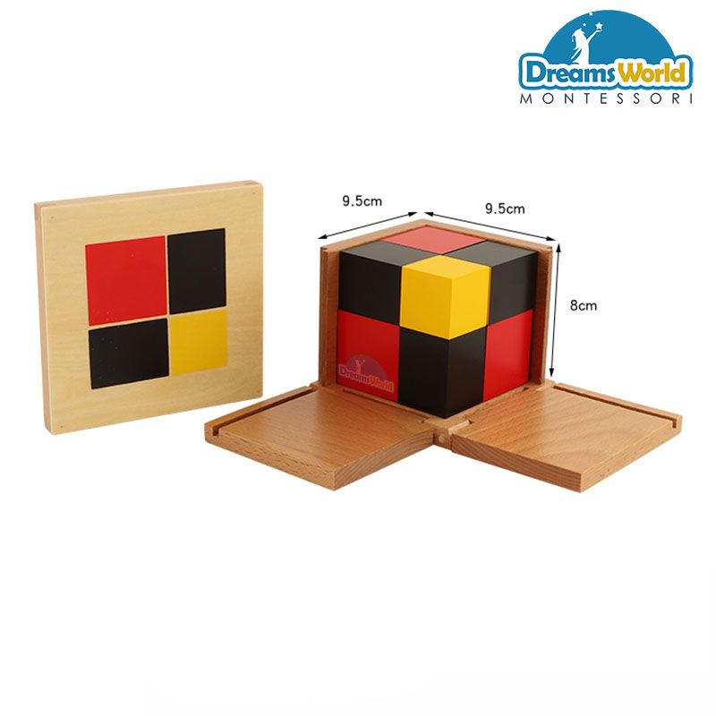 Giáo Cụ Montessori - Khối nhị thức đại số - Algebraic Binomial Cube