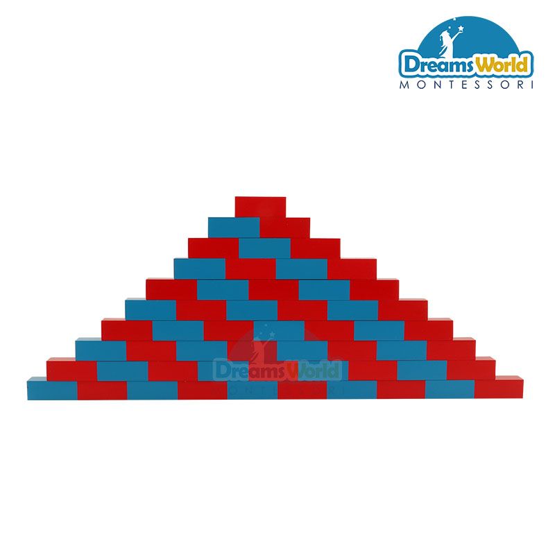 Giáo Cụ Montessori - Gậy số - PREMIUM Numerical Rods
