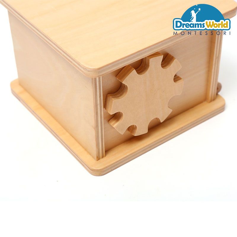 Giáo Cụ Montessori - Bộ rút vải - Fabric Winder