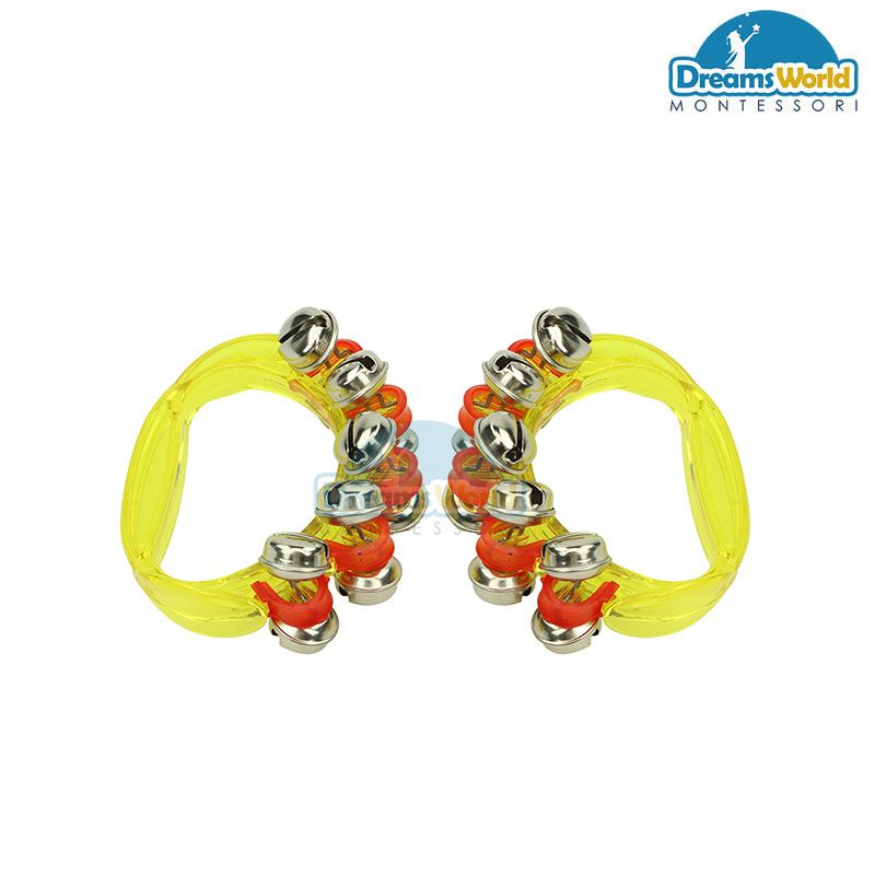 Giáo Cụ Montessori - Lục lạc cầm tay bằng nhựa - Bell nhựa