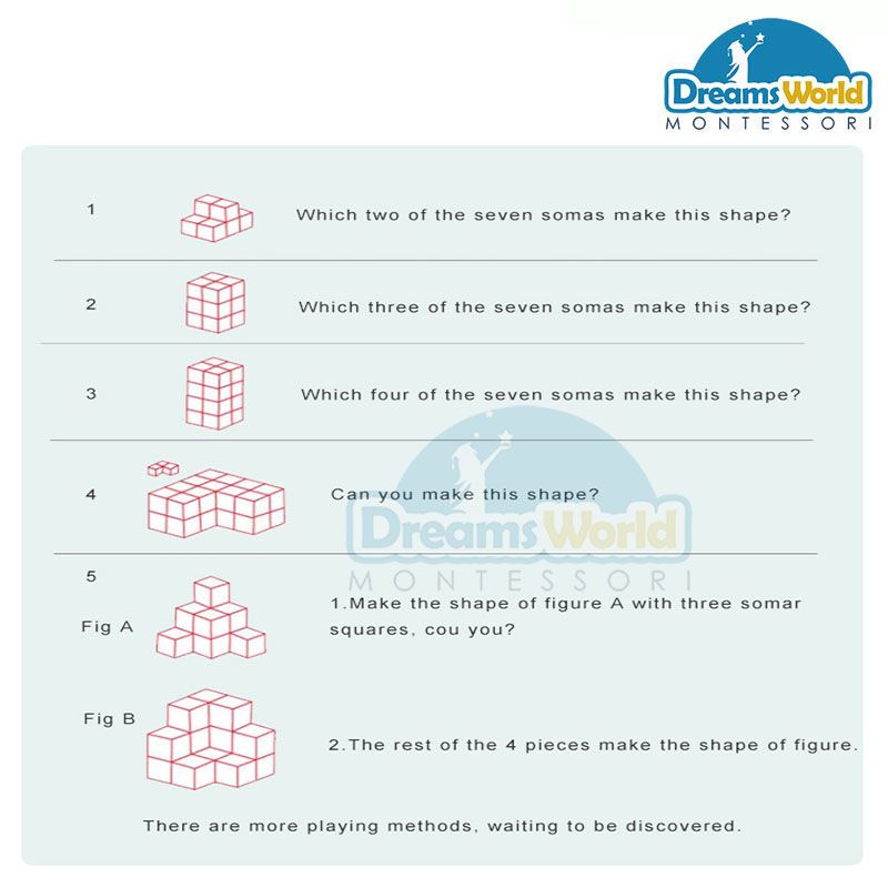 Giáo Cụ Montessori - Soma cubes