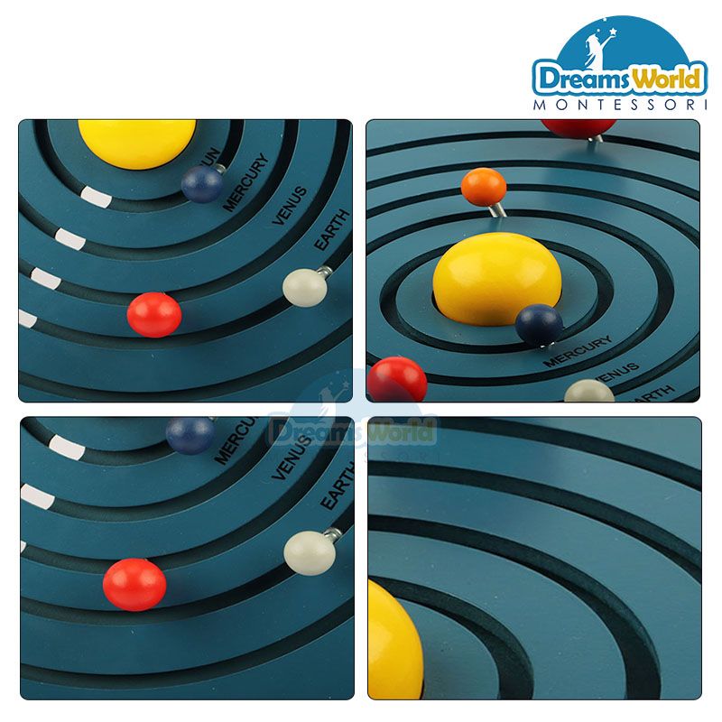 Giáo Cụ Montessori - Các hành tinh trong hệ mặt trời - Solar System