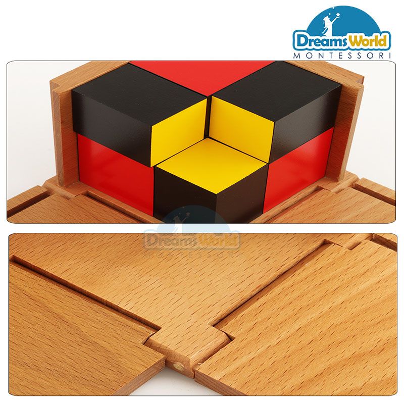 Giáo Cụ Montessori - Khối nhị thức đại số - Algebraic Binomial Cube