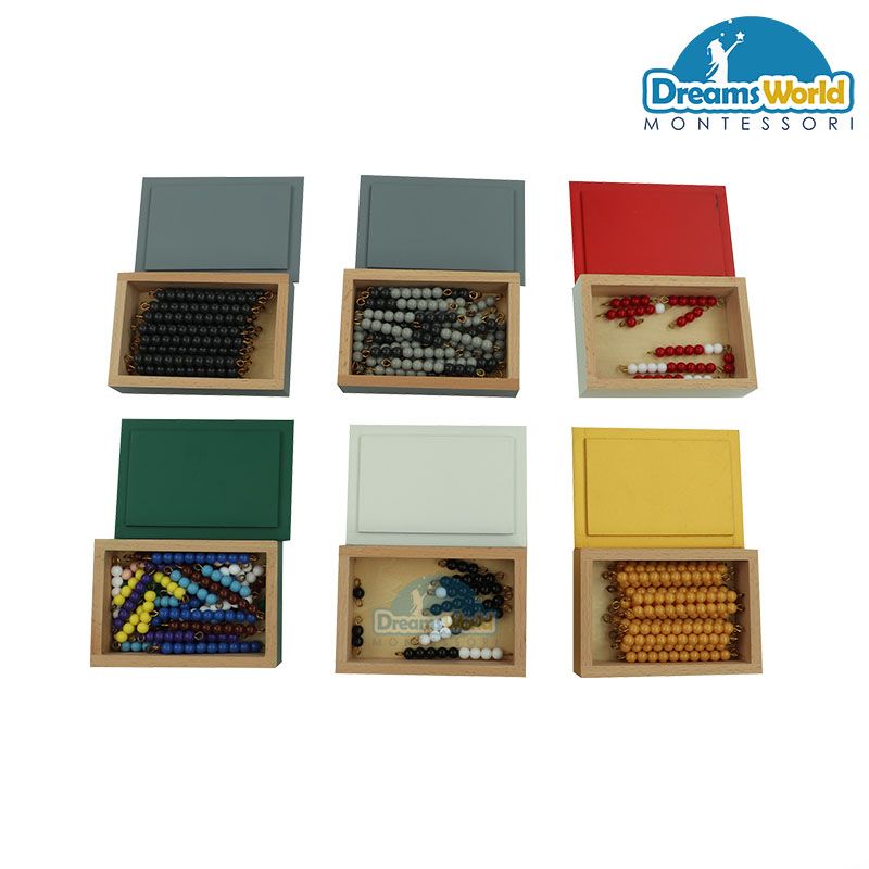 Giáo Cụ Montessori - Trò chơi con rắn cơ bản - Elementrary Negative Snake Game