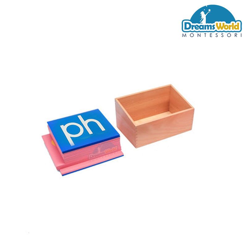 Giáo cụ Montessori - Chữ nhám ghép in thường Tiếng Việt
