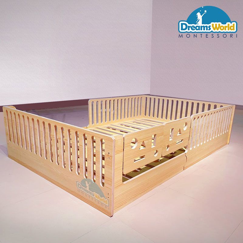 Giường lắp ghép Montessori - Montessori pre-assembled bed