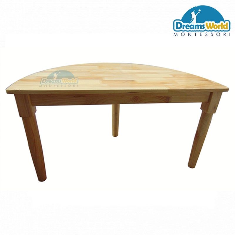 Bàn tròn cao Montessori - Montessori high round table