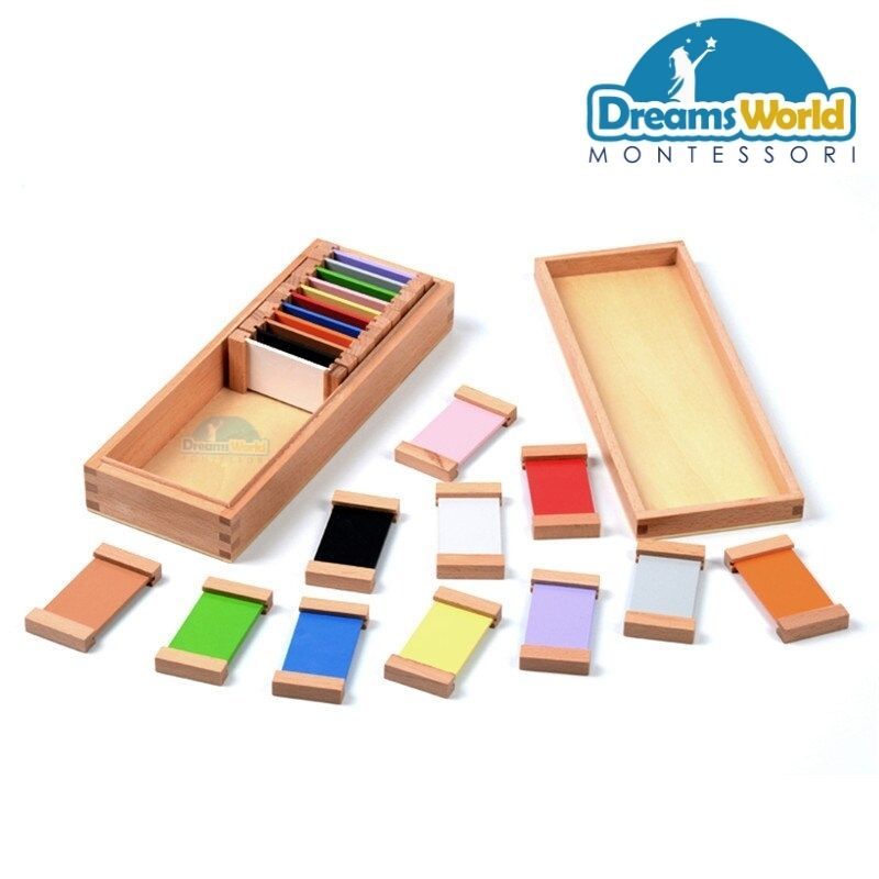 Giáo cụ Montessori - Hộp màu số 2 - Pvc Color Tablets - 2st Box