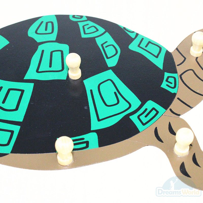Giáo cụ Montessori - Tranh ghép sinh học hình con rùa - Turtle puzzle
