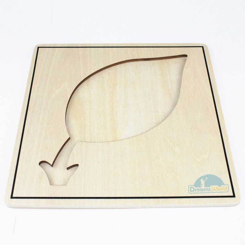 Giáo cụ Montessori - Tranh Ghép Sinh Học Hình Lá - Leaf Puzzle