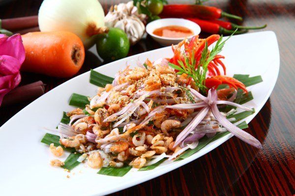 Gỏi Tép Rong Bông So Đũa