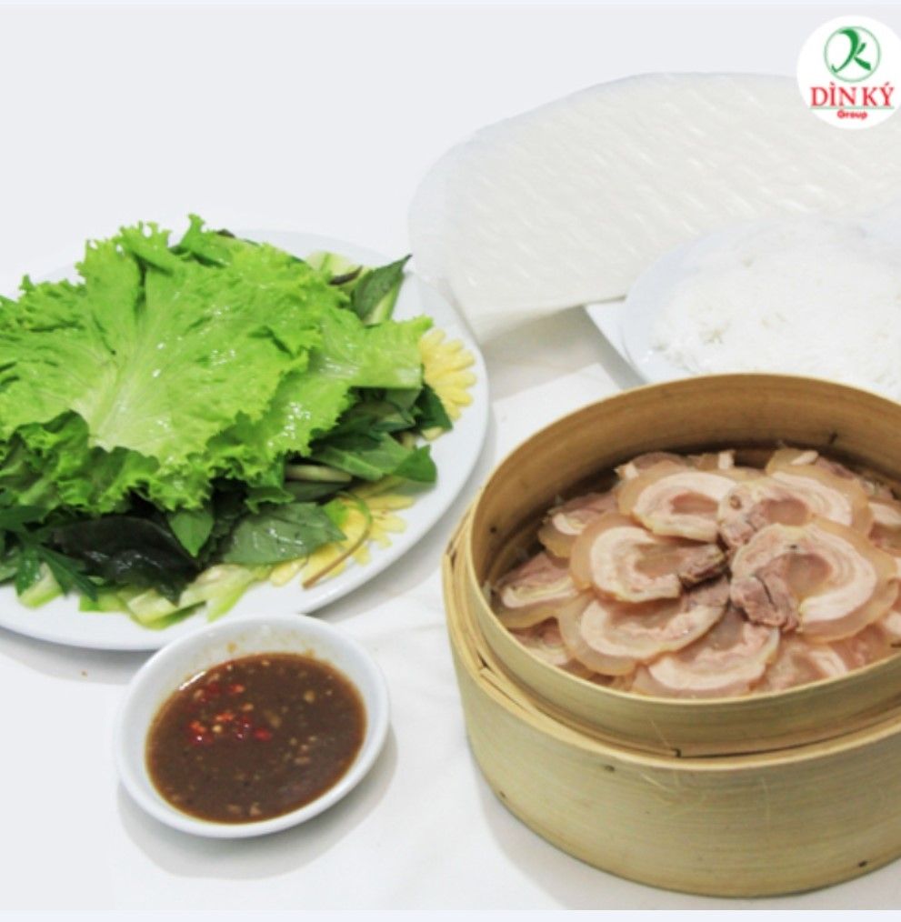Bò Tơ Củ Chi hấp + Rau Rừng