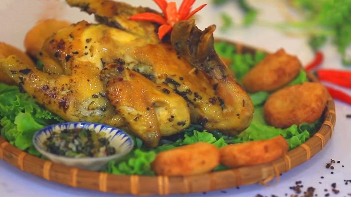 Gà Ta Nướng Tây Bắc (con)