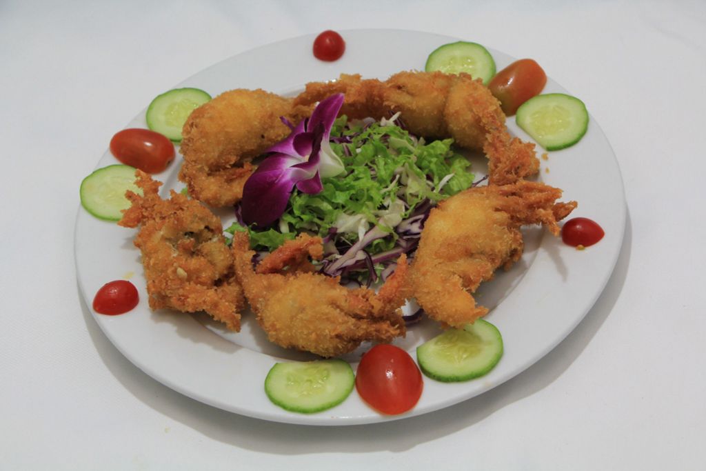 Cua Lột Lăn Bột Chiên