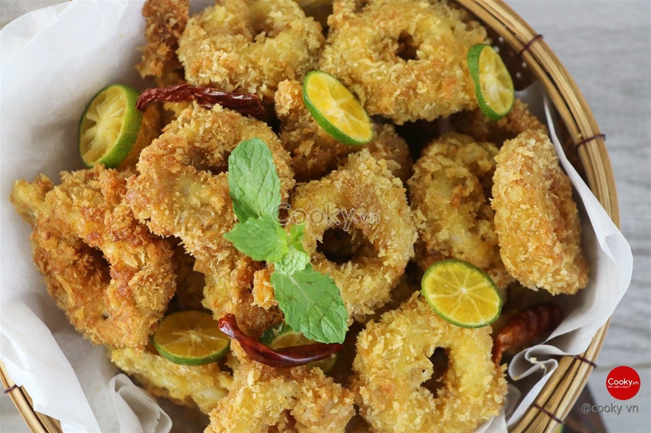 Mực Tươi Chiên Sốt Tắc